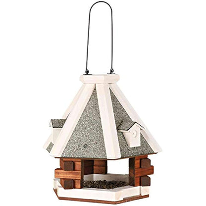 Trixie Natura Hanging Bird Feeder, 35 x 36 cm Diameter, Brown/White