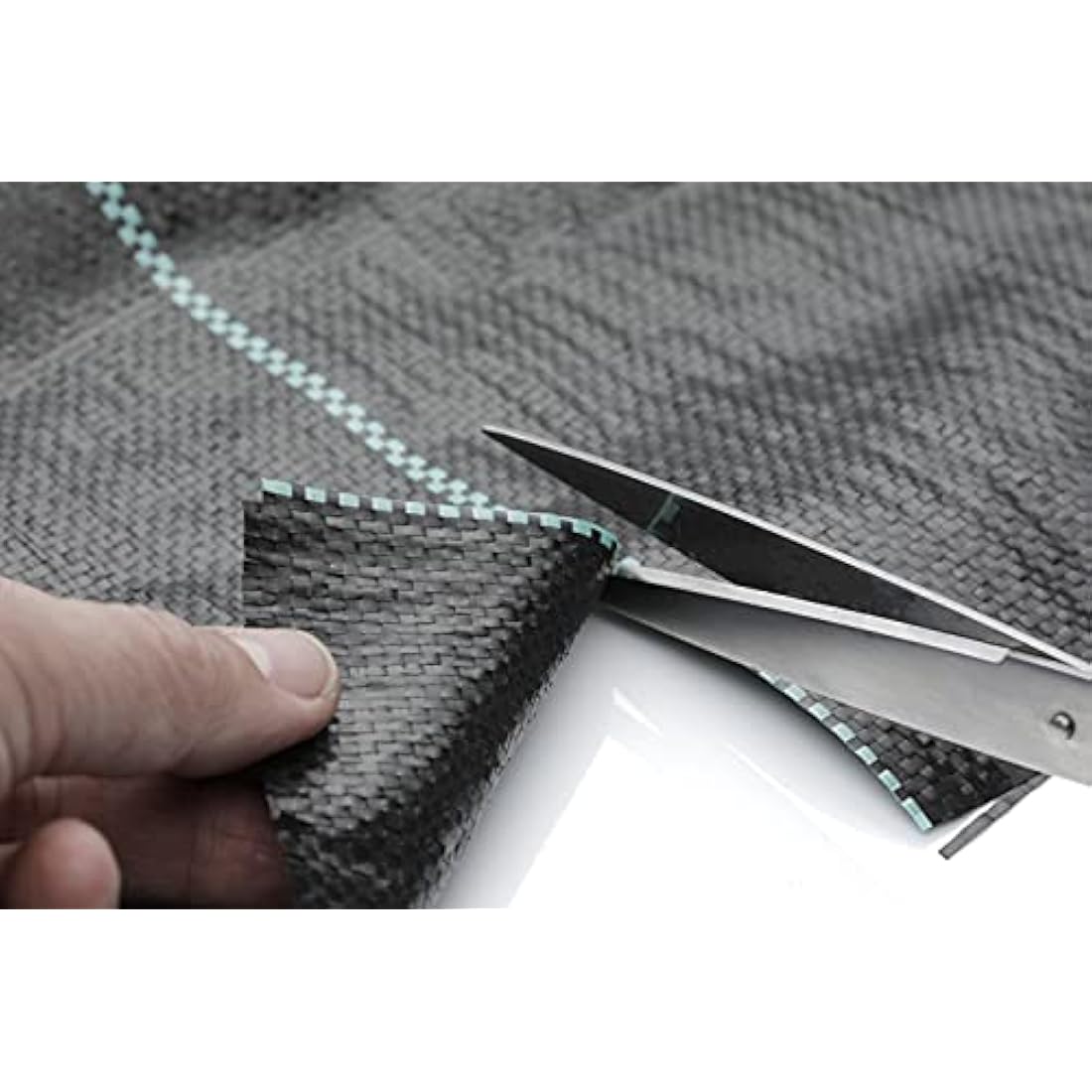 GardenMate 2m x 10m sheet woven weed control fabric - UV stabilised 100gsm landscape ground cover membrane