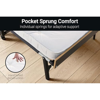 JAY-BE® GP80 Grand Folding Bed with e-Pocket Tufted Mattress, Single