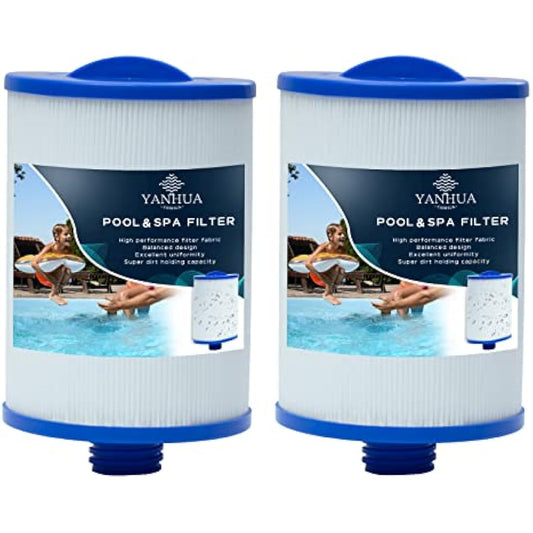 Spa Filters for Hot Tub Filter, PWW50 Filter Replacemen, Compatible for PWW50 Hot Tub Filter, for Unicel 6CH-940, for Filbur FC-0359, for Waterway Plastics 817-0050 (2)