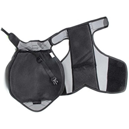 JULIUS-K9 IDC Multifunctional 3in1 Dog Vest, Size: M, Black and Neon