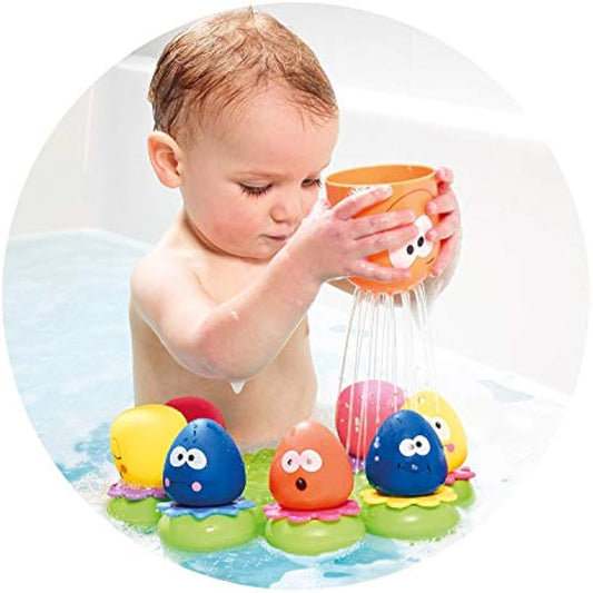 Toomies Octopals Number Sorting Baby Bath Toy | Educational Water Toys For Toddlers | Suitable For 1, 2 and 3 Years Old Boys and Girls, Multicolor