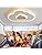 AOEH LED Cloud Lamp Dimmable Kindergarten Lamp with Remote Control, White 36W Wood Children's Ceiling Light for Kids Room, Girls Boy Bedroom Nursery Lighting, 60cm