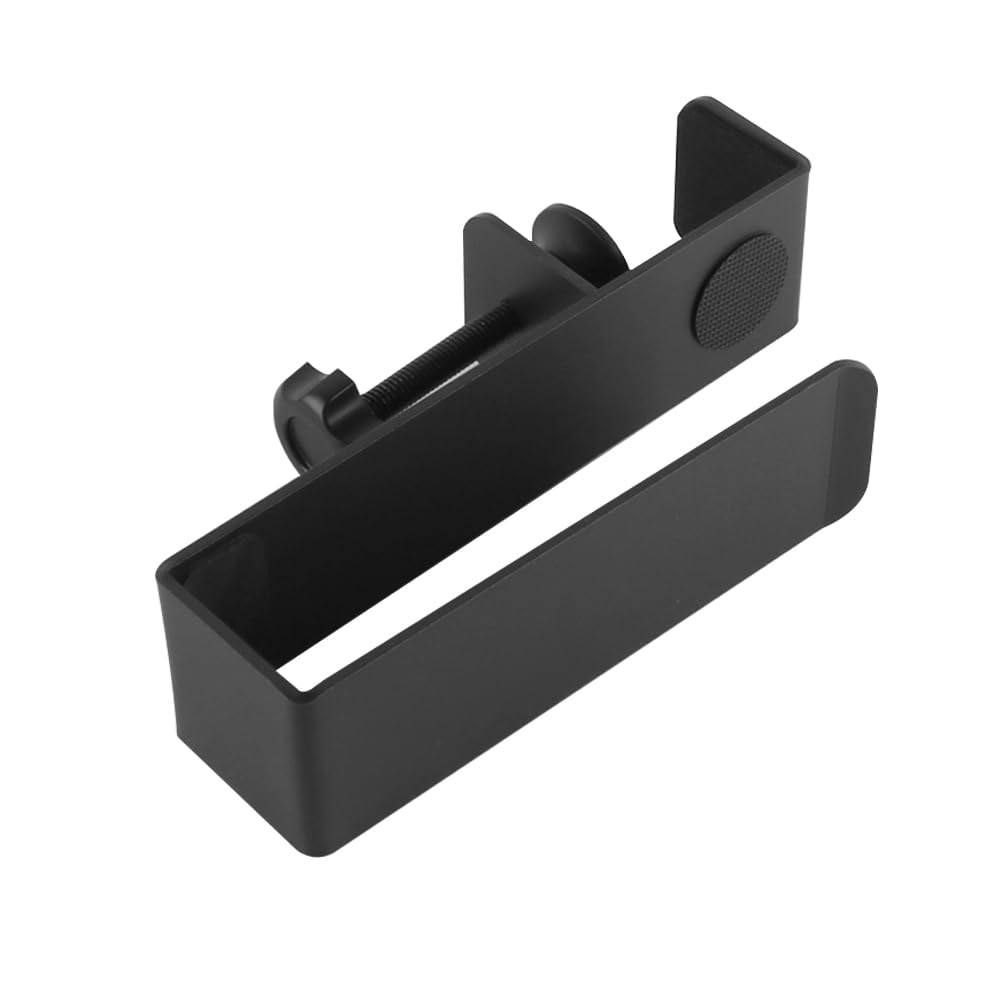 VOANZO Adjustable Desk Laptop Stand Clip-On Side Table Storage Rack Metal Hanging Vertical Laptop Desktop Stand Punch-Free Clip With Anti-Scratch