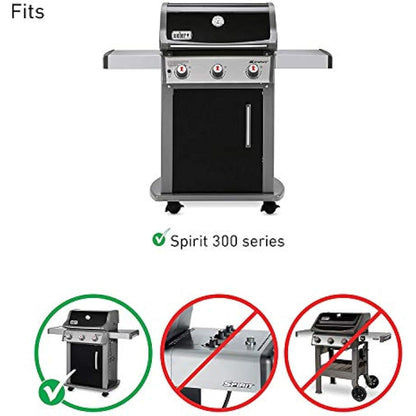 onlyfire Stainless Steel Flavorizer Bars for Weber Spirit 300 Series Gas Grill (Front Mounted Control Panel) - 7636