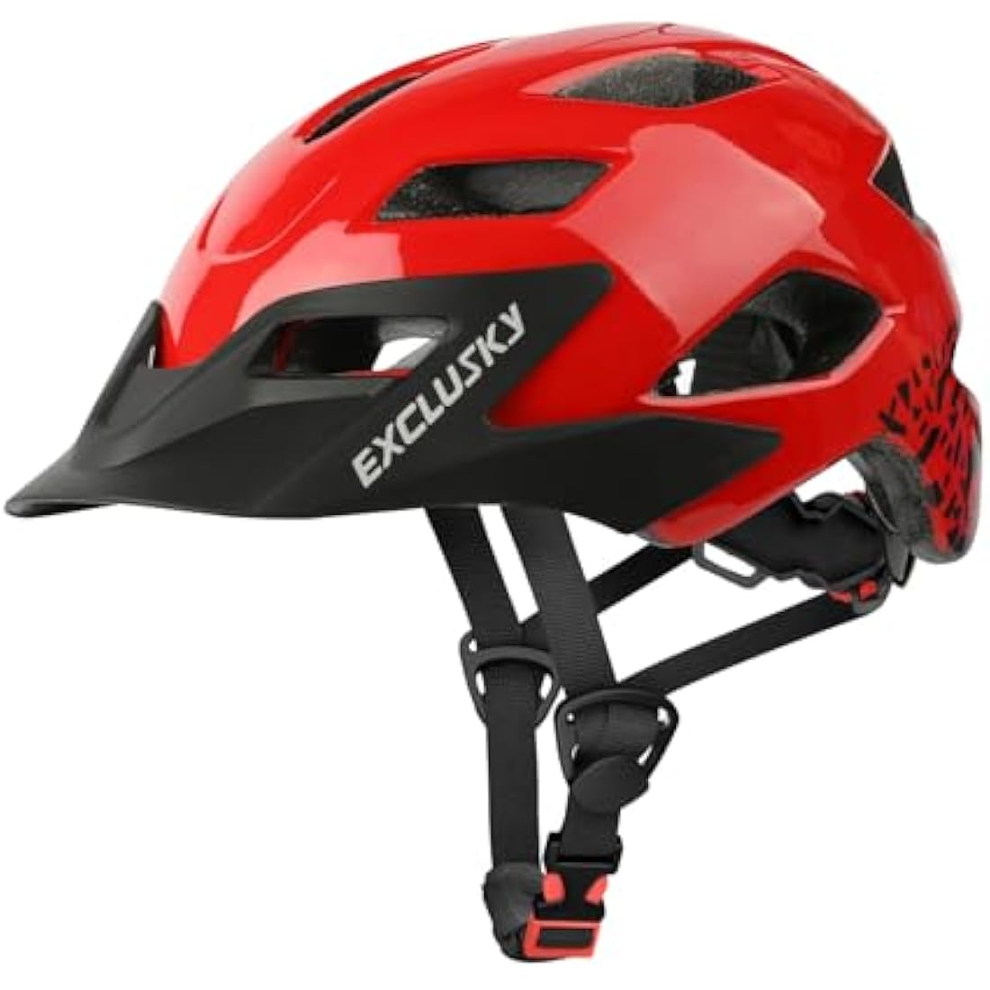 Kids Helmet, Exclusky Kids Bike Helmet Child Boys Girls Bike Helmet Age 5-13 Adjustable Bicycle Scooter Skating Cycle Helmet 50-57cm