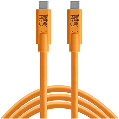 Tether Tools USB-C to USB-C 4.6 m orange Camera