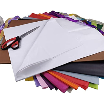 White Tissue Paper Large Sheets, Acid Free Art Paper, Perfect for Gift Wrap, Storage, Packing, Art & Craft Bulk Pack Archiving Shredding 70 x 50cm Sheet Size