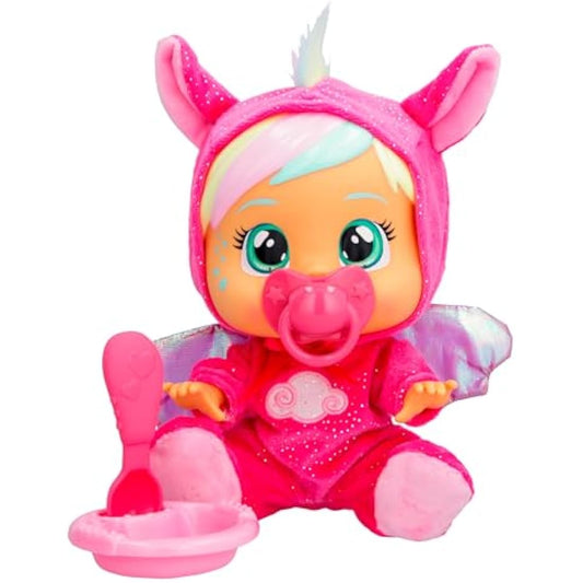 Cry Babies Loving Care Fantasy Hannah | Baby doll that cries Real tears with Pyjamas & 3 Accessories - Toy and Gift for Boys and Girls