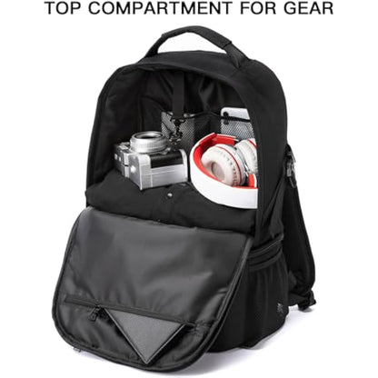 TUGUAN Insulated Cooler Backpack 28L Leakproof Cool Bag Rucksack Double Deck Bottom Thermal Compartment Picnic Backpack for Lunch, Beach, Camping