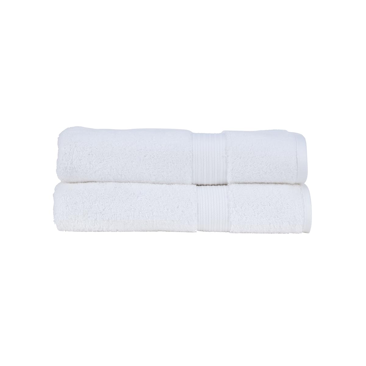 Christy Supreme Hygro 2 Bath Towels Set | White | 100% Supima Cotton