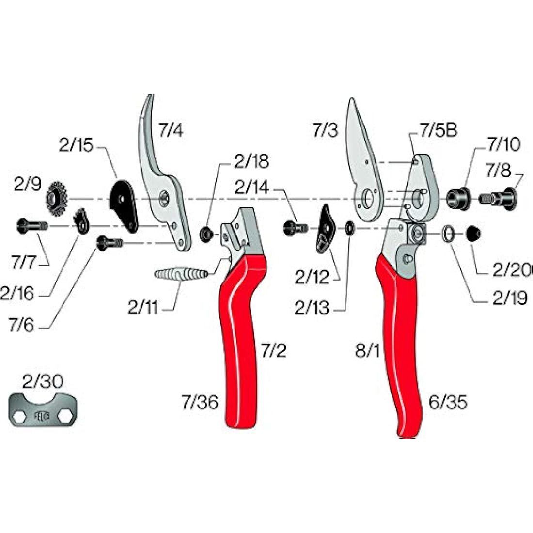 Felco FEL8 Model 8 Classic Secateurs (Renewed)