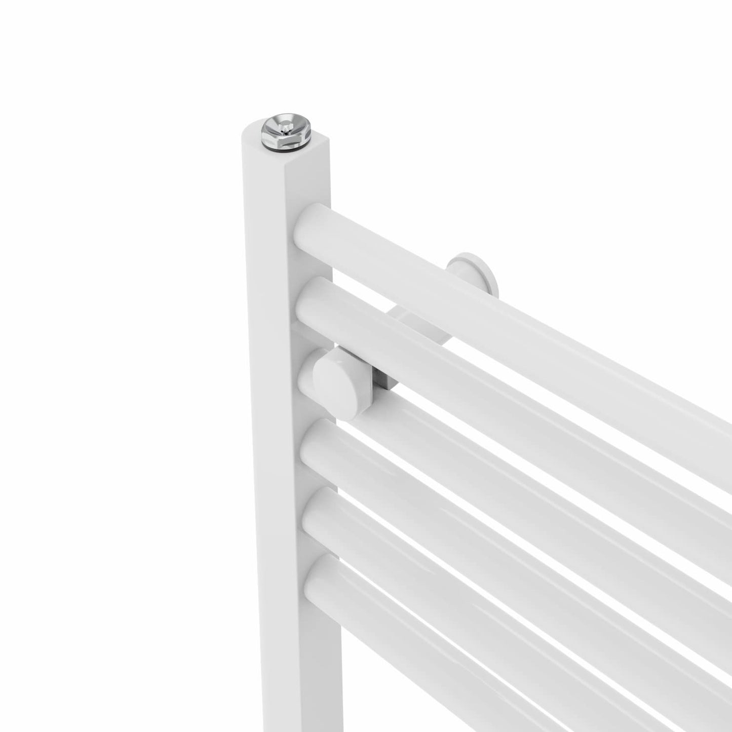 Warmehaus Straight Bathroom Heated Towel Rail Warmer 1800x500mm White