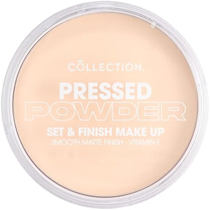Collection Cosmetics Pressed Powder, Velvety Matte Finish, 17g, Ivory