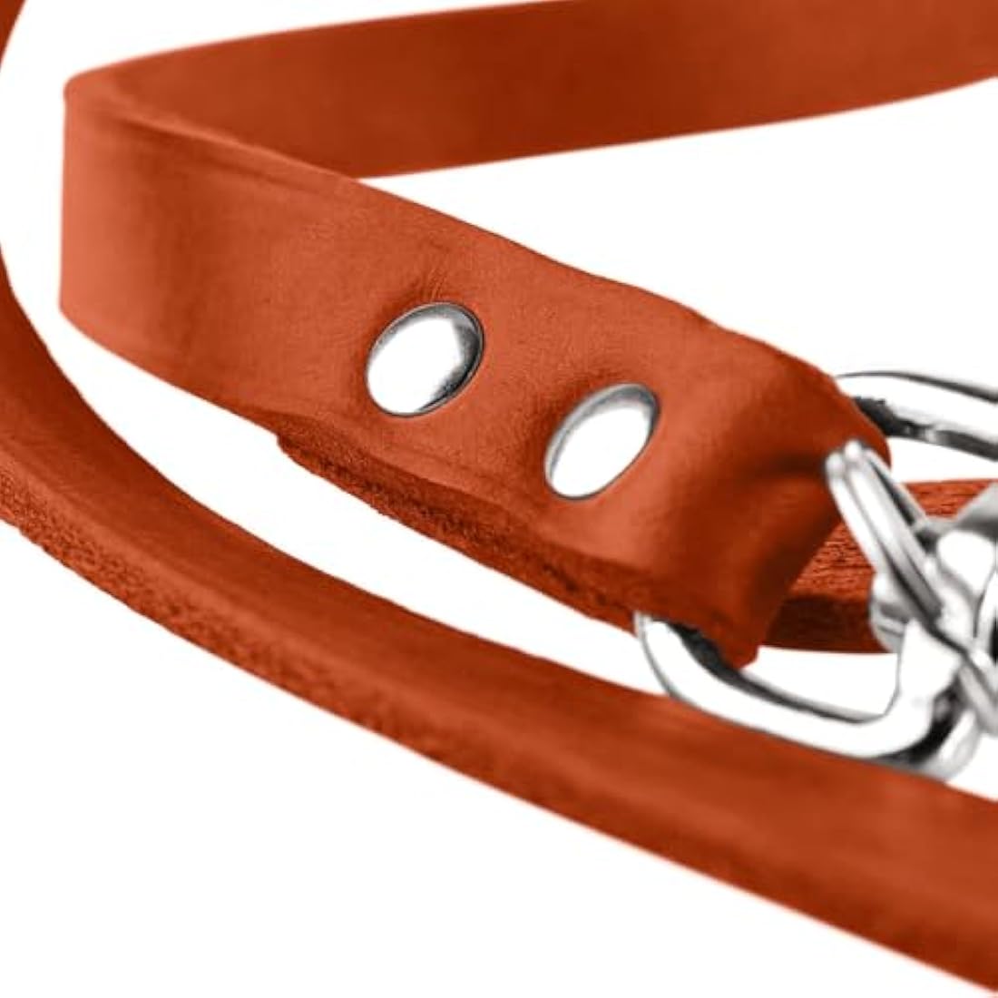 HUNTER Training leash, 20/200 Soft genuine cow leather, black