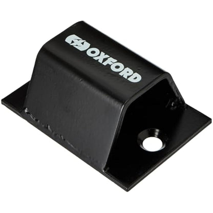 Oxford LK397 Brute Force Ground Anchor. Motorcycle Motorbike Bicycle Ebike Security/Wall Anchor, Black