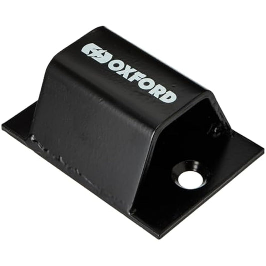 Oxford LK397 Brute Force Ground Anchor. Motorcycle Motorbike Bicycle Ebike Security/Wall Anchor, Black