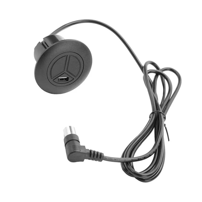 MODOVER 5 Pin Electric Recliner Switch Controller with USB – 2 Button Round Hand Control, Replacement Handset for Power Recliners