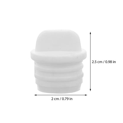Amosfun 2Pcs Mop Bucket Stopper Plugs Rubber Drain Outlet Sealing Small Leakproof Replacement Accessories 0.98X0.79X0.79In for Cleaning Buckets