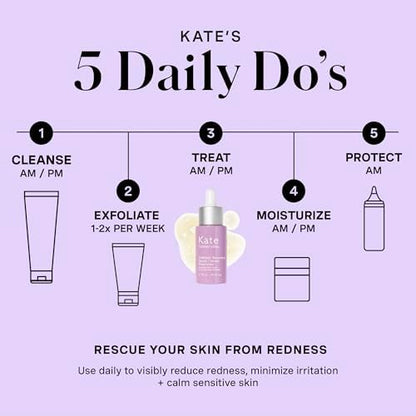 Kate Somerville DeliKate Recovery Serum - Clinically Formulated Hydrating Treatment - Irritation and Redness Relief for Stressed or Sensitive Skin, 30ml