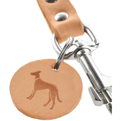 HUNTER Training leash, 16/200 Soft genuine cow leather, tan
