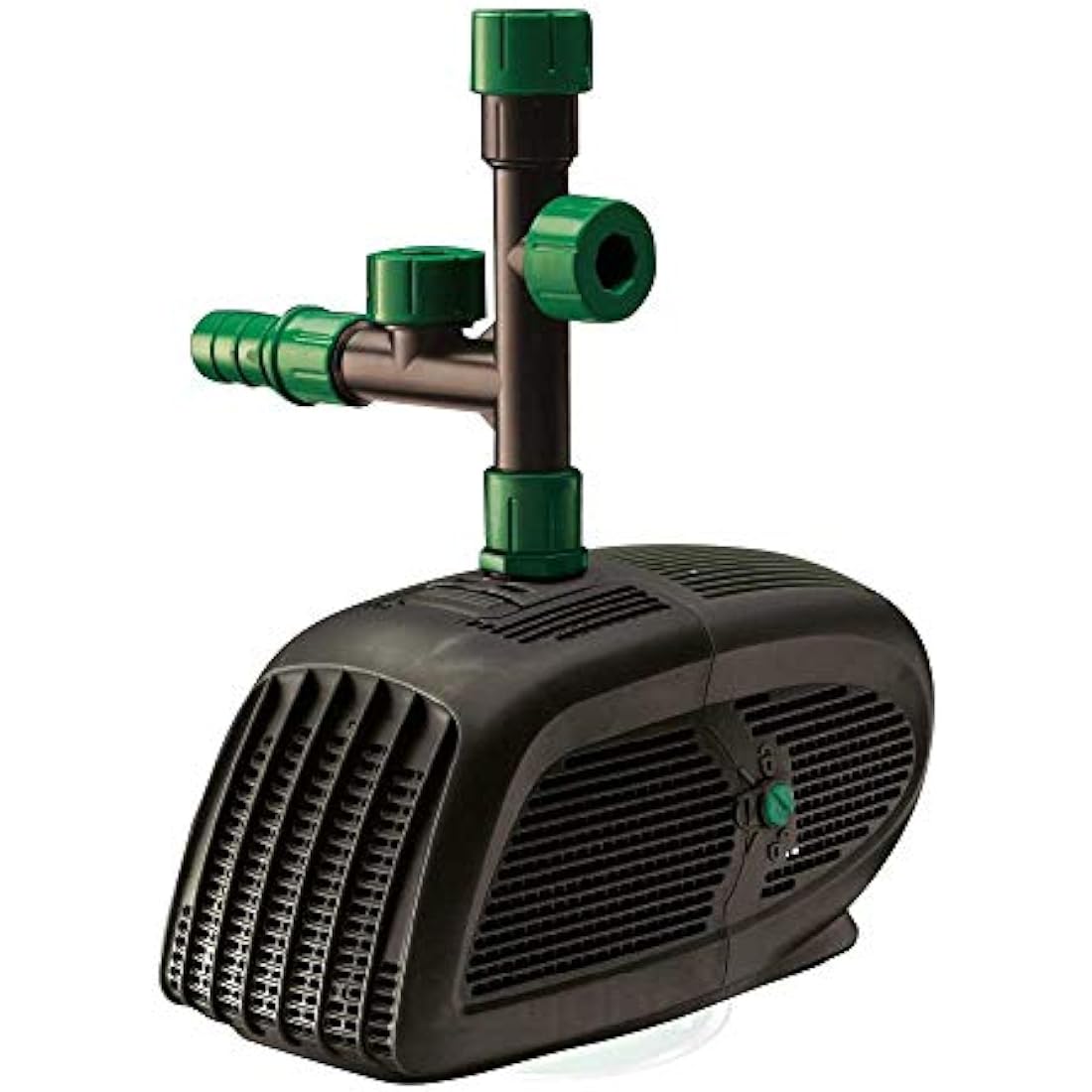 Blagdon Midipond High Performance Pond Pump to Run Fountains, Waterfalls & Filters, 5 Fountain Heads, Adjustable Extension Pipes, Fittings Included, Easy Clean, for Ponds up to 4620 Litres, Black