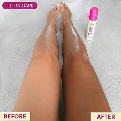 Coco & Eve Bali Bae Self Tan Set (Ultra Dark). All Natural Sunless Tanning Mousse. Instant Self Tanning Lotion with Bronzer, Miit & Back Applicator for Flawless Application and Bronze