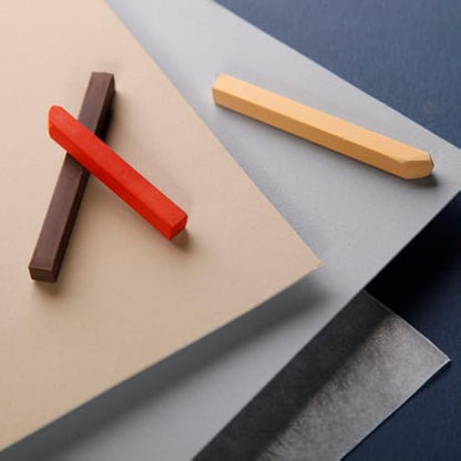 Clairefontaine - Ref 96112C - Pastelmat Pastel Card Pad No.4 (12 Sheets) - 360gsm Card - 30 x 40cm - Assorted Colours - Specially Formulated For Use With Pastels