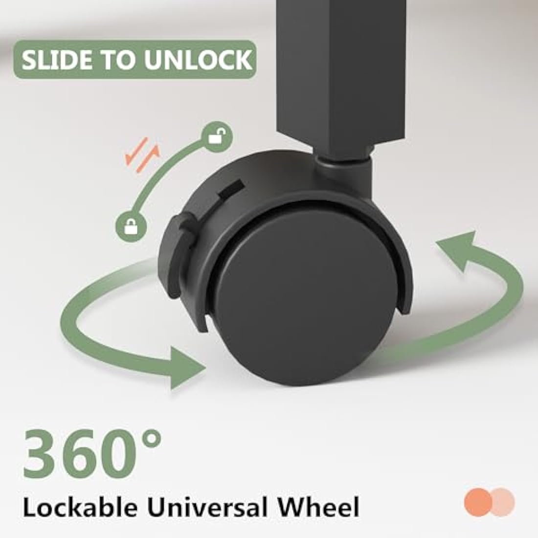 Lutown-Teen Bedside Table with Charging Station, Night Stand Small Bedside Cabinet with Open Storage Shelf and 2 Fabric Drawers, Side Table with 4 Castors for Bedroom, Living Room, Rustic Brown