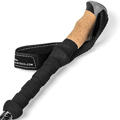 Cascade Mountain Tech Verstellbare Trekkingstöcke aus Aluminium, leicht, Schnellverschluss, 1 Set (2 Stöcke)