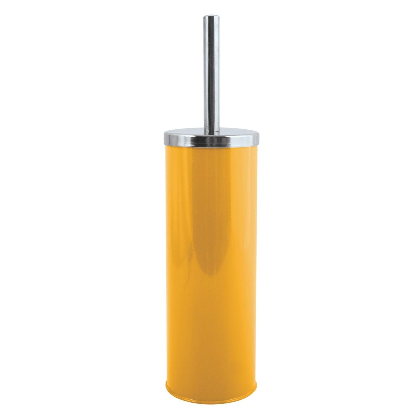MSV Miami Toilet Brush with Hygienic Container Saffron Yellow, 9x39cm