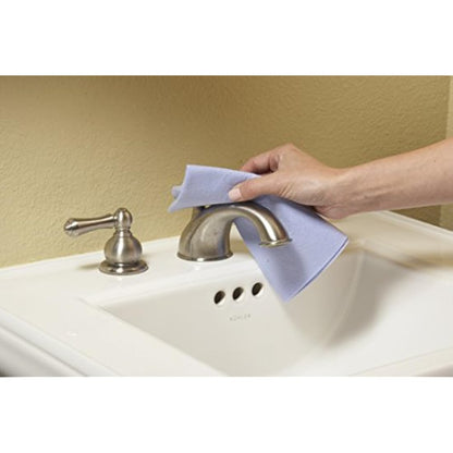 The Original Mini Shamwow - Super Absorbent Multi-Purpose Cleaning Shammy Chamois Towel Cloth - Holds 10X its Weight in Liquid - Machine Washable - Will Not Scratch (16 Pack, Small Blue)