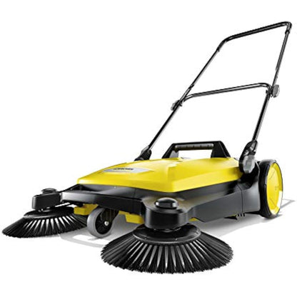 Karcher S 4 Twin Push Sweeper with brushes, for cleaning pavements, driveways and garden paths