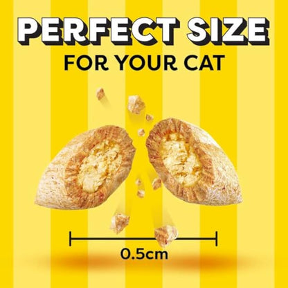 Dreamies Mega Pack Cat Treats, Tasty Snacks with Delicious Turkey, 6 Pouches of 200 g