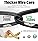 Outdoor Ethernet Cable 100m, Bulk Long Internet Cable 100m Cat 6, 23AWG High Speed Network Cable 1000Mbps 250MHz, Weatherproof Installation LAN Cable CCA UTP Gigabit Black, for Router Switch Modem PC