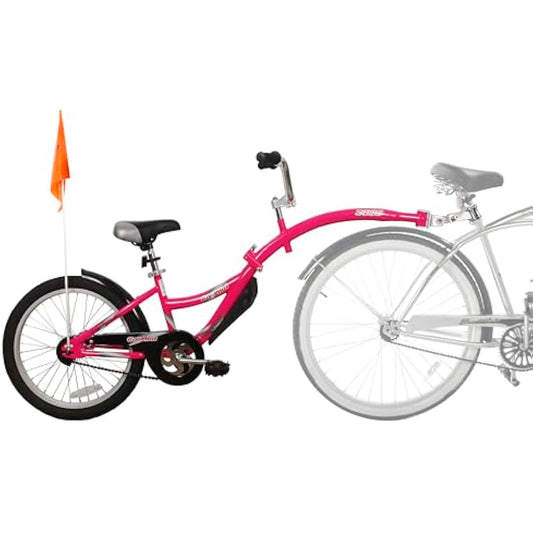 WeeRide Co Pilot Tagalong Trailer Child Bike Seat - Pink