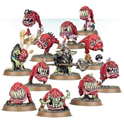 Games Workshop - Warhammer Age of Sigmar - Gloomspite Gitz: Squig Herd, Black