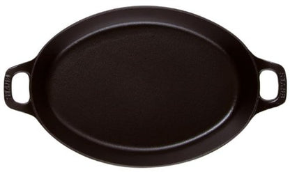 STAUB 40509-341-0 Oven dish Oval 28cm Black