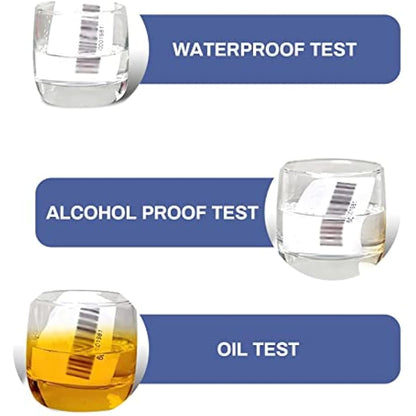 Sticky Labels Roll, Self Adhesive Labels White Sticky Label Blank Label Stickers for Office, Kitchen, Supermarket and Laboratory (1000PCS 60 * 30mm)