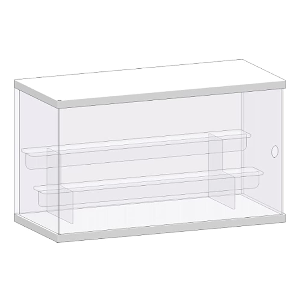 Nynelly 3 Tier Clear Acrylic Display Case for Models, Mini Figures, Pop Mart, Labubu, Sonny Angel, Smiski - Assemble Dustproof Display Box with Door