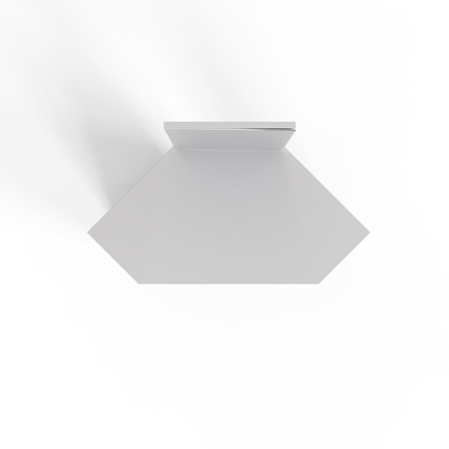 GFW Frances Corner Dressing Table with Mirror & Storage Shelves, White Space-Saving Vanity Desk