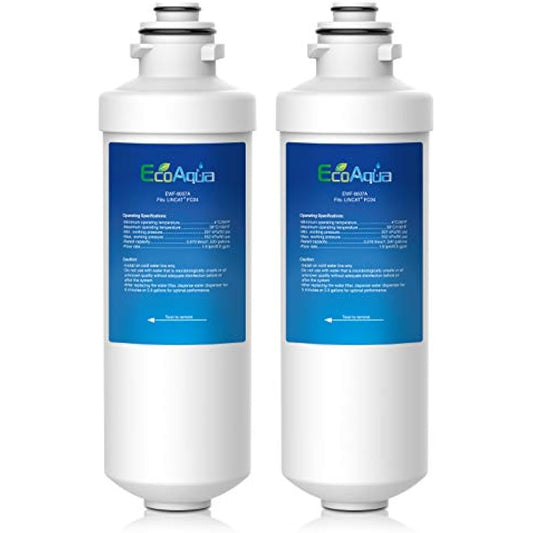 EcoAqua EWF-8007A Water Filter Replacement Compatible with Lincat FC04 FilterFlow Automatic Water Boiler FX Series; Including EB3FX, EB4FX, EB6FX, EB6TFX, EB3FX/PB, EB3FX/TT (2)