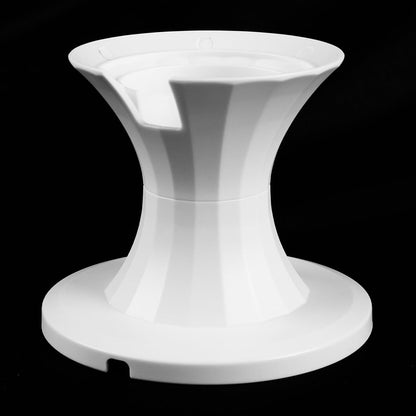VOANZO Mini Speaker Desktop Stand, Round Wall Mount Bracket Compatible with HomePod Mini Smart Au-dio, Stylish White Design for Home Use