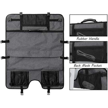 CURMIO Travel Carrying Bag for Apple iMac 21.5" and iMac 24" Desktop Computer, Protective Storage Case Monitor Dust Cover with Rubber Handle for 21.5" iMac Screen(Patent Pending), Grey