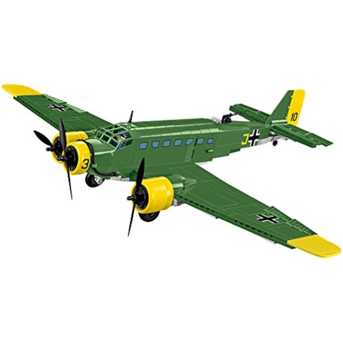 COBI 5710 Junkers JU 52/3M Building Blocks, Green,Yellow