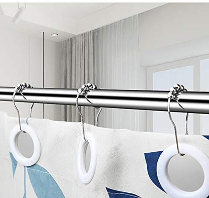Shower Curtain Hooks,Curtain Hooks Rings for shower curtain 14 Pack