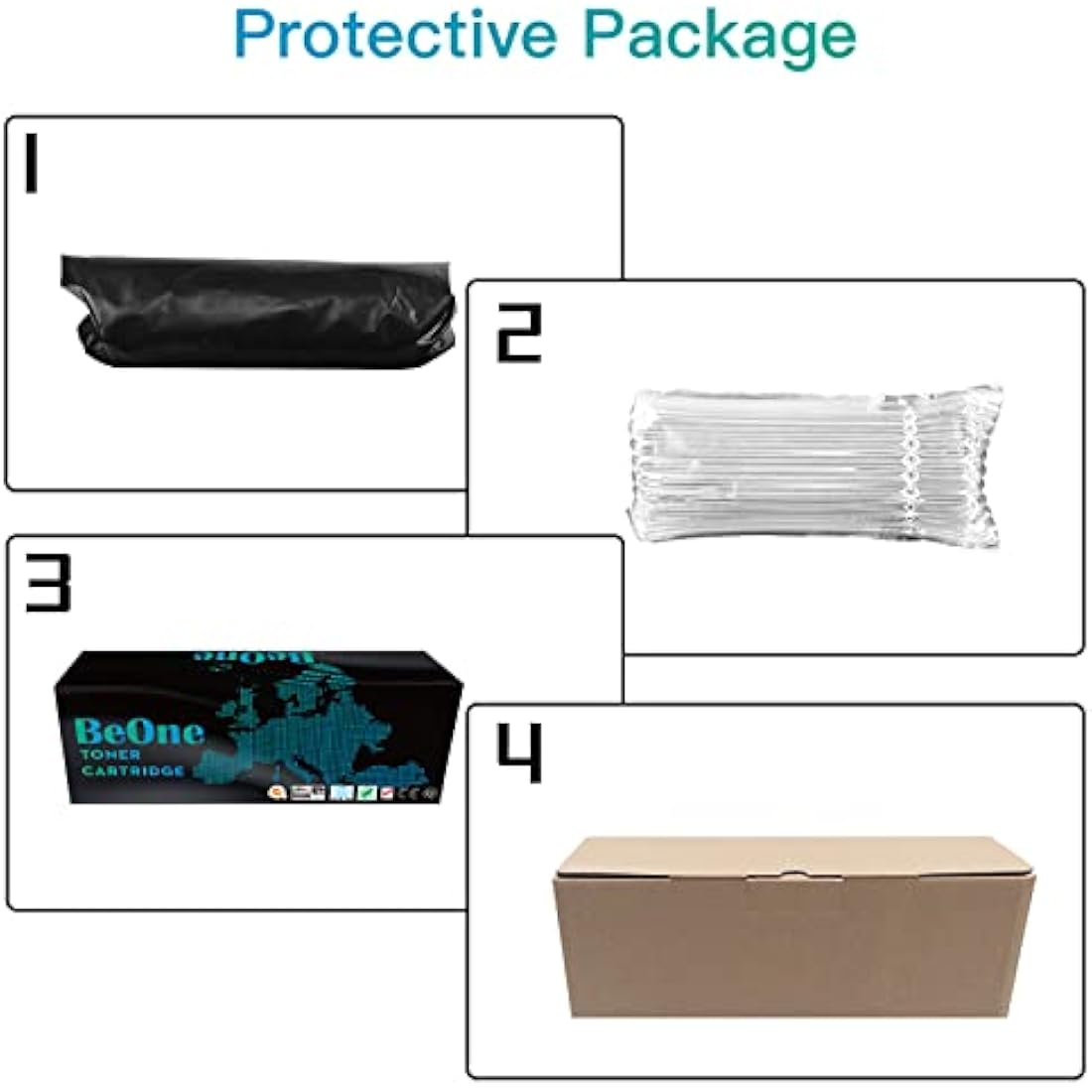 BeOne 2X 80X CF280X 80A CF280A Toner Cartridges Compatible for LaserJet Pro 400 M401a M401d M401dn M401dne M401dw M401n M425dn M425dw Printers (2 Black)