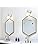 2 PCS Modern Wall Light Glass Wall Mounted Lighting Bedroom Bedside Reading Lamp Wall Sconce Fixtures,Vanity Bathroom Mirror Wall Lamps for Home Restaurant with Switch(5W E14 LED Bulbs Included)