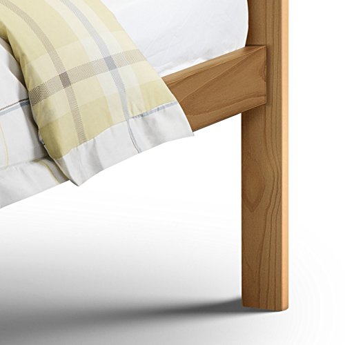 Julian Bowen Slocum Bed, Single, Solid Wood, Pine Effect - W100 x D195cm