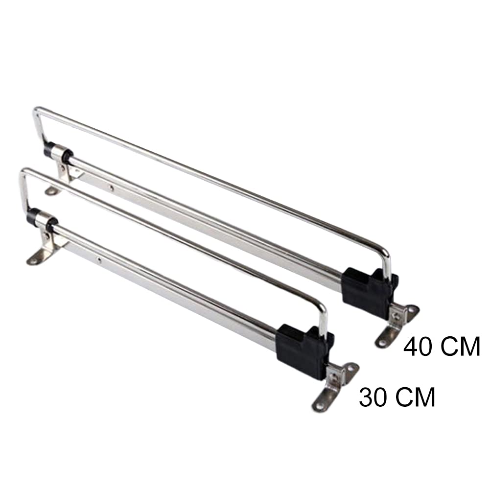 Heavy Duty Retractable Wardrobe Closet Pull Out Rod, Hanger Trousers Pull Out Hanger Rail Telescopic, Closet Rod for Wardrobe Houseware